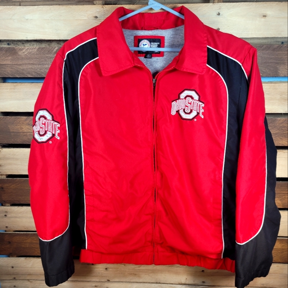 Ohio State Red and Black Jacket - Great Looking & Comfy